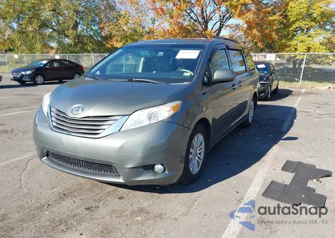 2012 Toyota Sienna Xle V6 8 Passenger из США, поврежденный, VIN 5TDYK3DC9CS203747